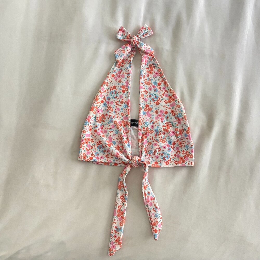 Women's Floral Halter Top- Women's 4